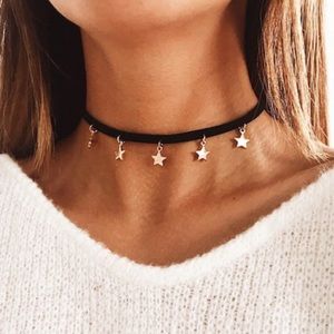 Star Fringe Choker
